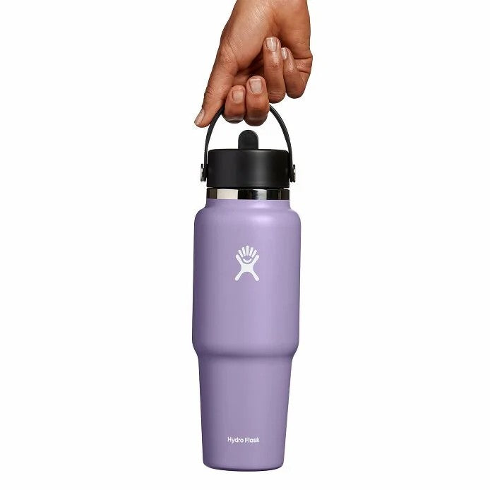 Hydro Flask 32oz (946ml) Wide Mouth Travel Bottle with Flex Straw Cap - Mrs. Porter