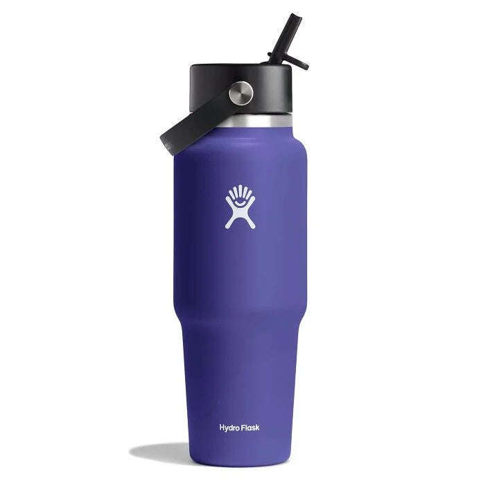 Hydro Flask 32oz (946ml) Wide Mouth Travel Bottle with Flex Straw Cap - Mrs. Porter