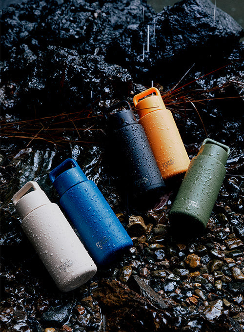 frank green Ceramic Reusable Bottle with Grip Lid (34oz/1000ml) Grip Finish