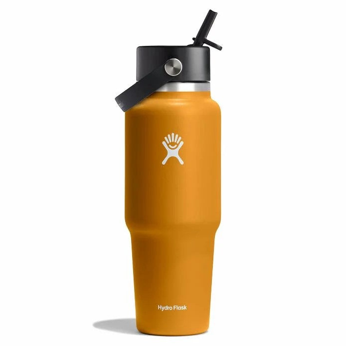Hydro Flask 32oz (946ml) Wide Mouth Travel Bottle with Flex Straw Cap - Mrs. Porter
