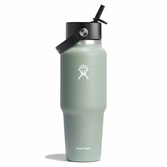 Hydro Flask 32oz (946ml) Wide Mouth Travel Bottle with Flex Straw Cap - Mrs. Porter