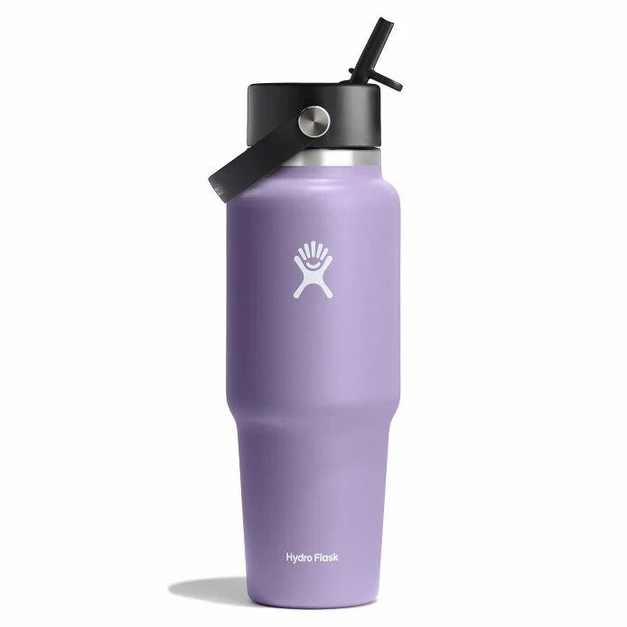 Hydro Flask 32oz (946ml) Wide Mouth Travel Bottle with Flex Straw Cap - Mrs. Porter