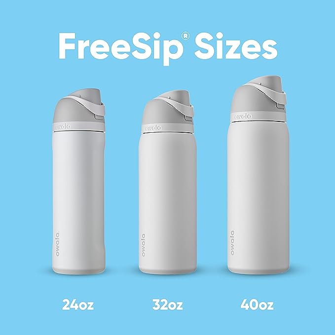 Owala FreeSip 32-Ounce (945ml) Insulated Stainless-Steel Water Bottle - Mrs. Porter