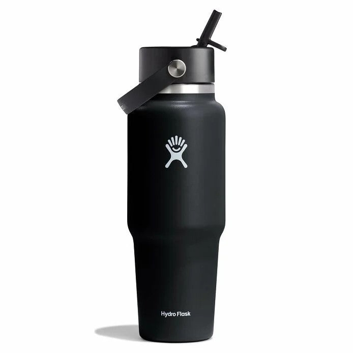 Hydro Flask 32oz (946ml) Wide Mouth Travel Bottle with Flex Straw Cap - Mrs. Porter