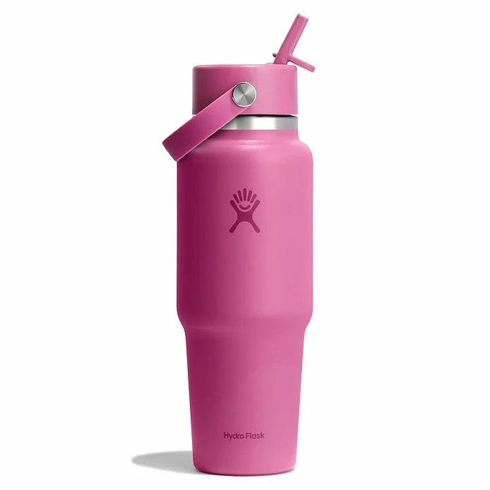 Hydro Flask 32oz (946ml) Wide Mouth Travel Bottle with Flex Straw Cap - Mrs. Porter