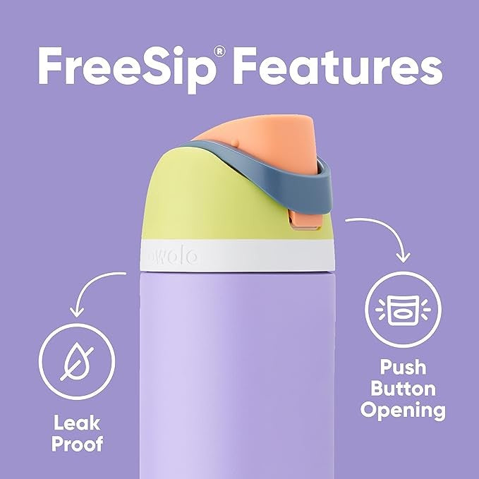 Owala FreeSip 24-Ounce (709ml) Insulated Stainless-Steel Water Bottle - Mrs. Porter