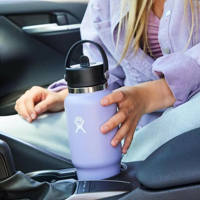 Hydro Flask 32oz (946ml) Wide Mouth Travel Bottle with Flex Straw Cap - Mrs. Porter