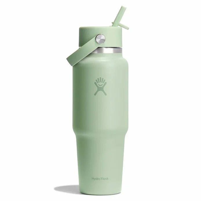 Hydro Flask 32oz (946ml) Wide Mouth Travel Bottle with Flex Straw Cap - Mrs. Porter