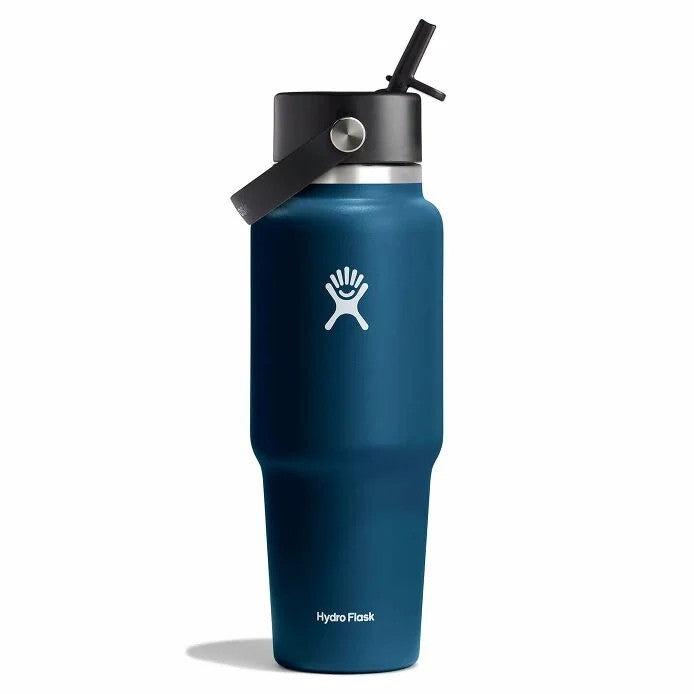 Hydro Flask 32oz (946ml) Wide Mouth Travel Bottle with Flex Straw Cap - Mrs. Porter