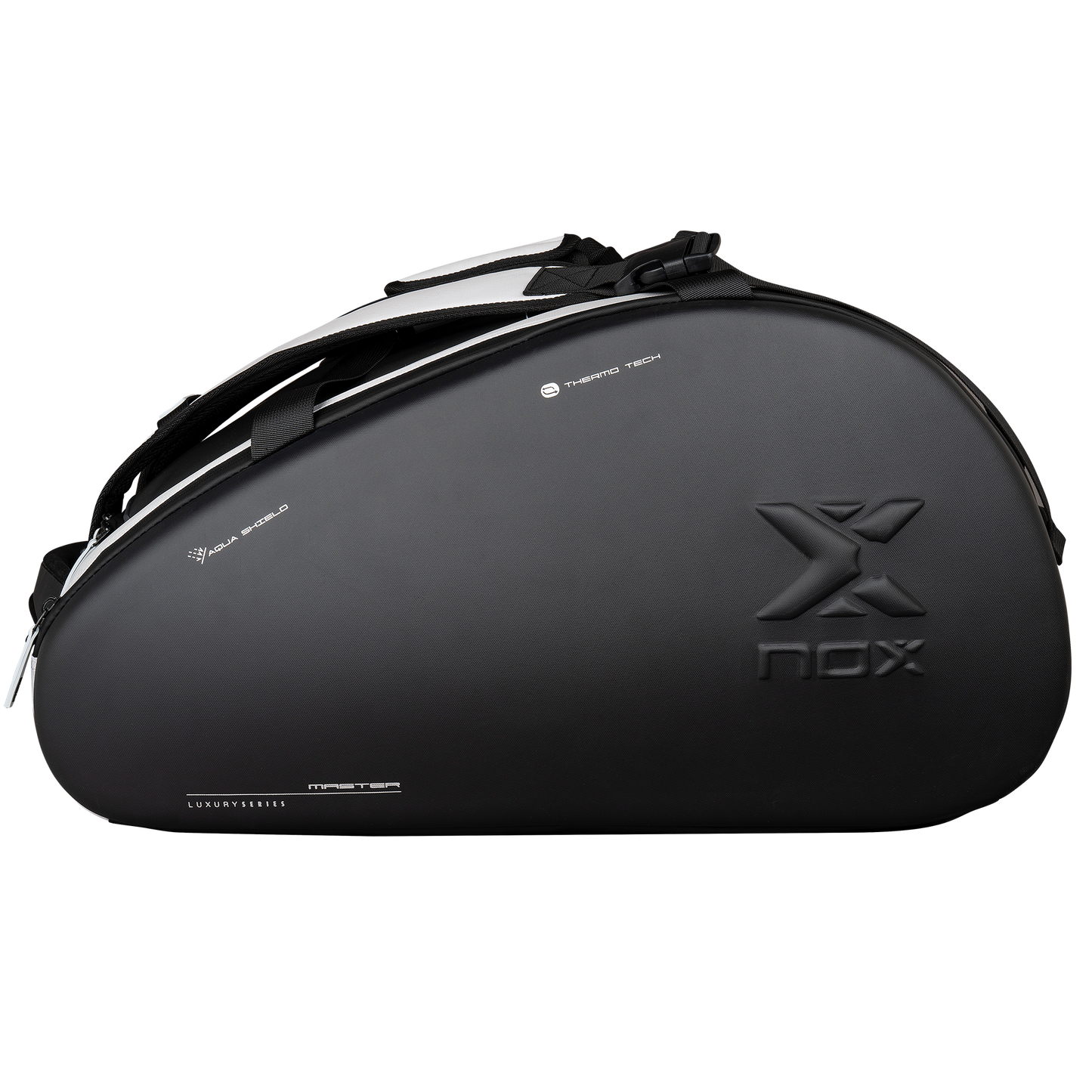 NOX LUXURY MASTER SERIES BLACK/WHITE RACKET BAG PADEL BAG