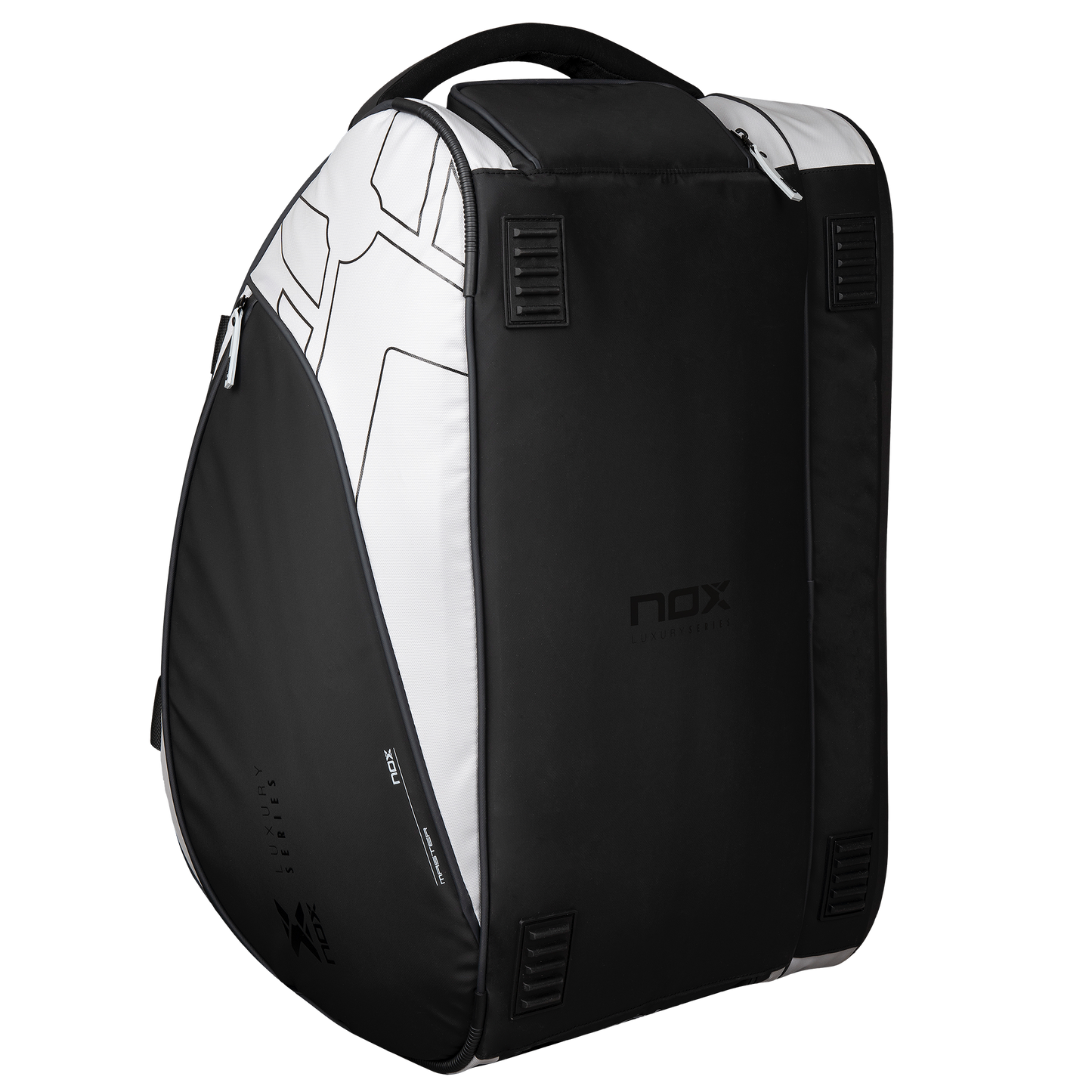 NOX LUXURY MASTER SERIES BLACK/WHITE RACKET BAG PADEL BAG