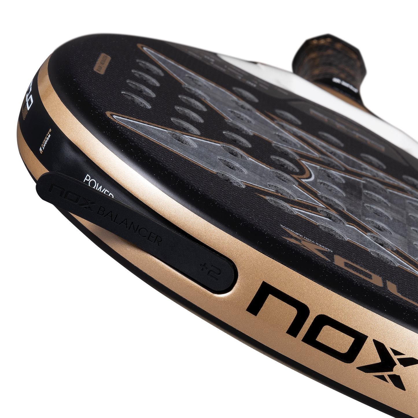 NOX AT10 LUXURY GENIUS 18K ALUM 2026 BY AGUSTÍN TAPIA PADEL RACKET