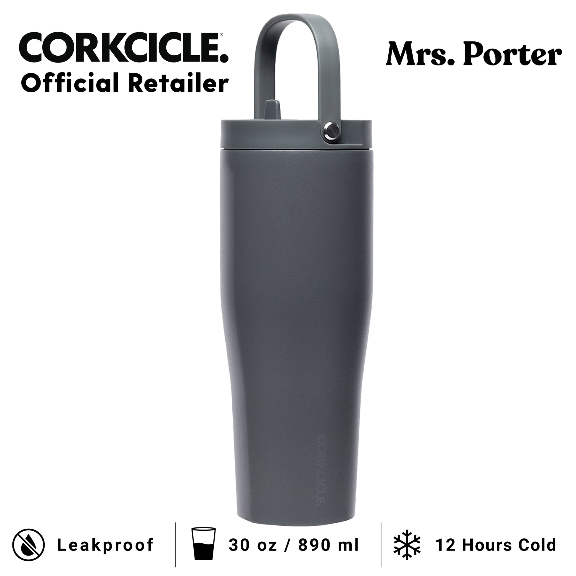 CORKCICLE Go Cup XL 30oz Stainless Steel - Mrs. Porter