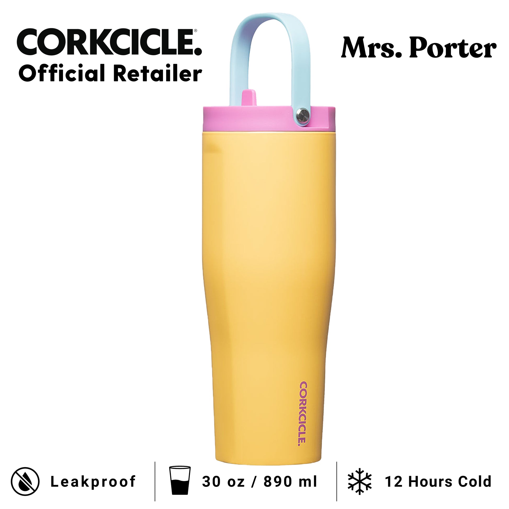 CORKCICLE Go Cup XL 30oz Stainless Steel - Mrs. Porter