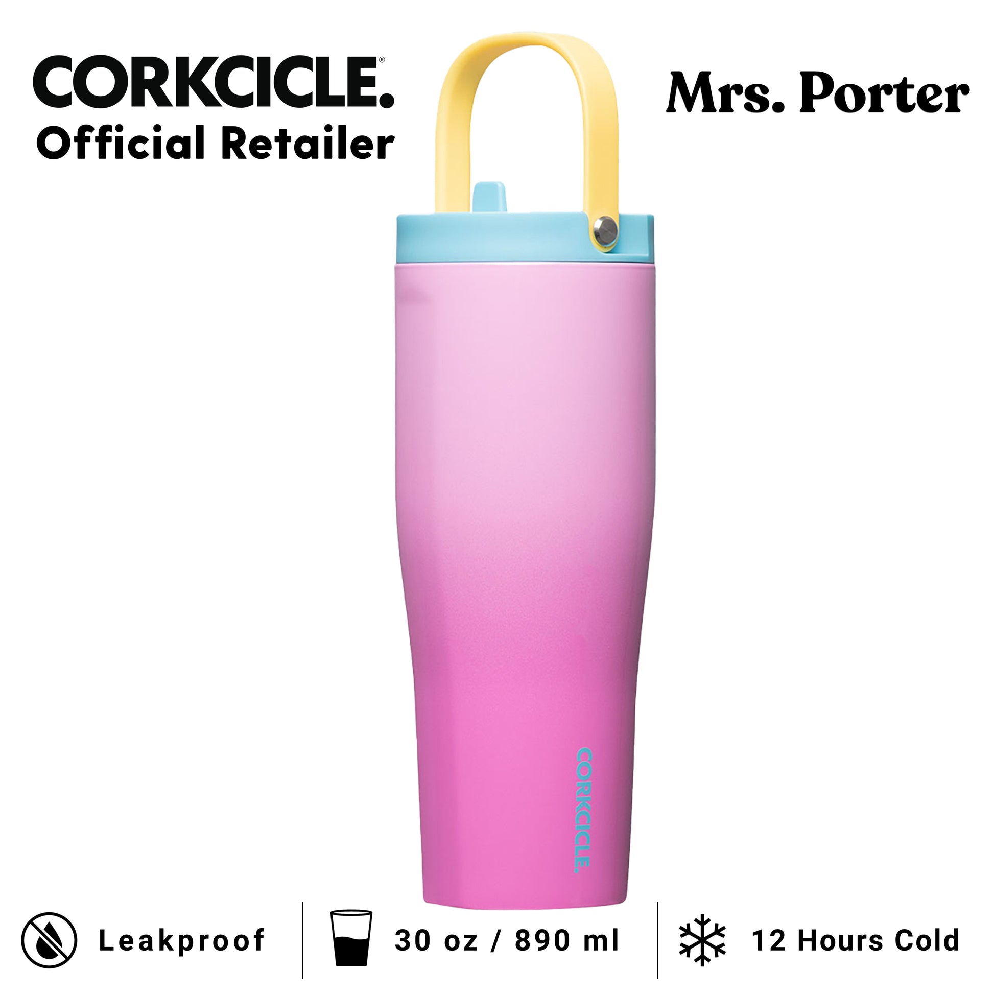 CORKCICLE Go Cup XL 30oz Stainless Steel - Mrs. Porter