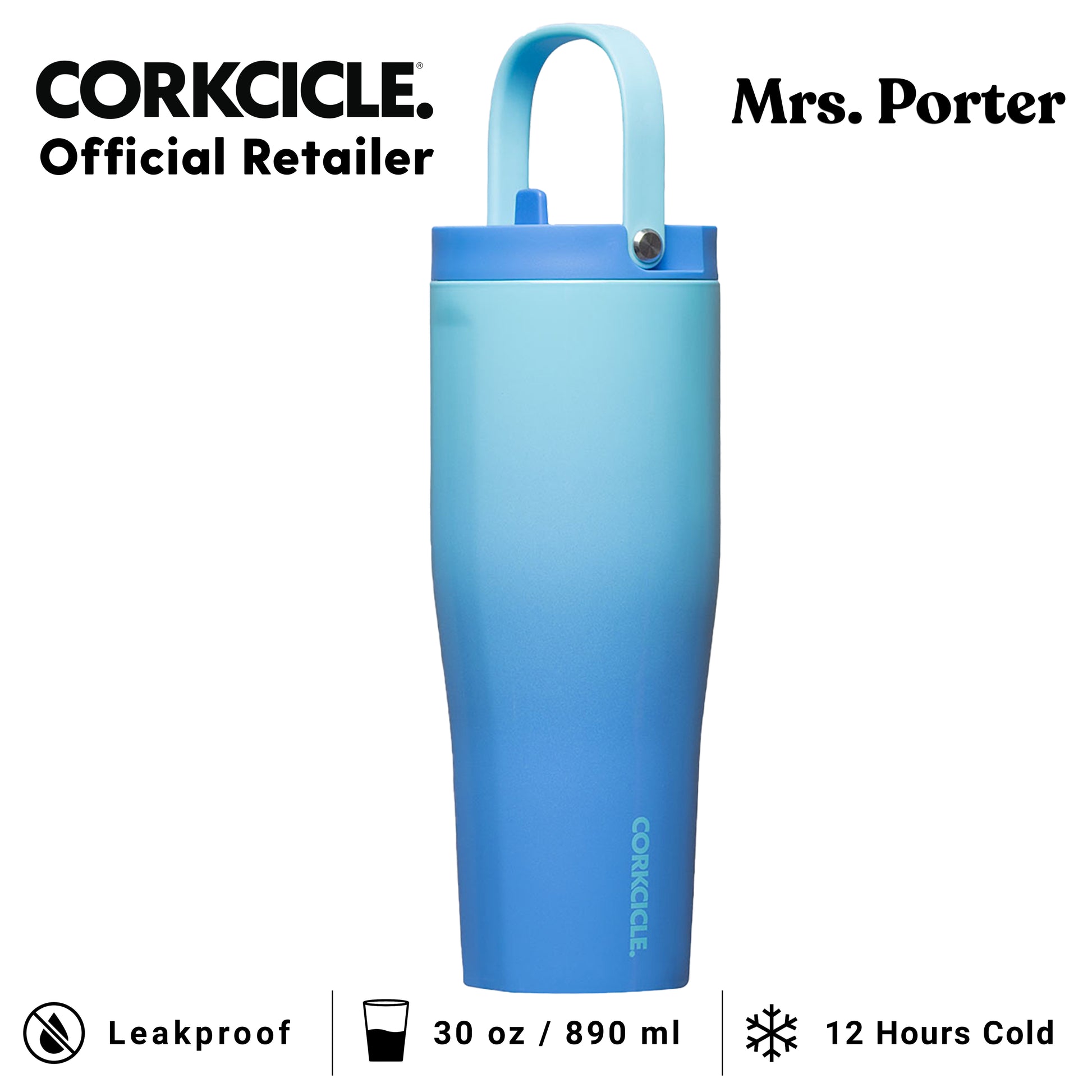 CORKCICLE Go Cup XL 30oz Stainless Steel - Mrs. Porter