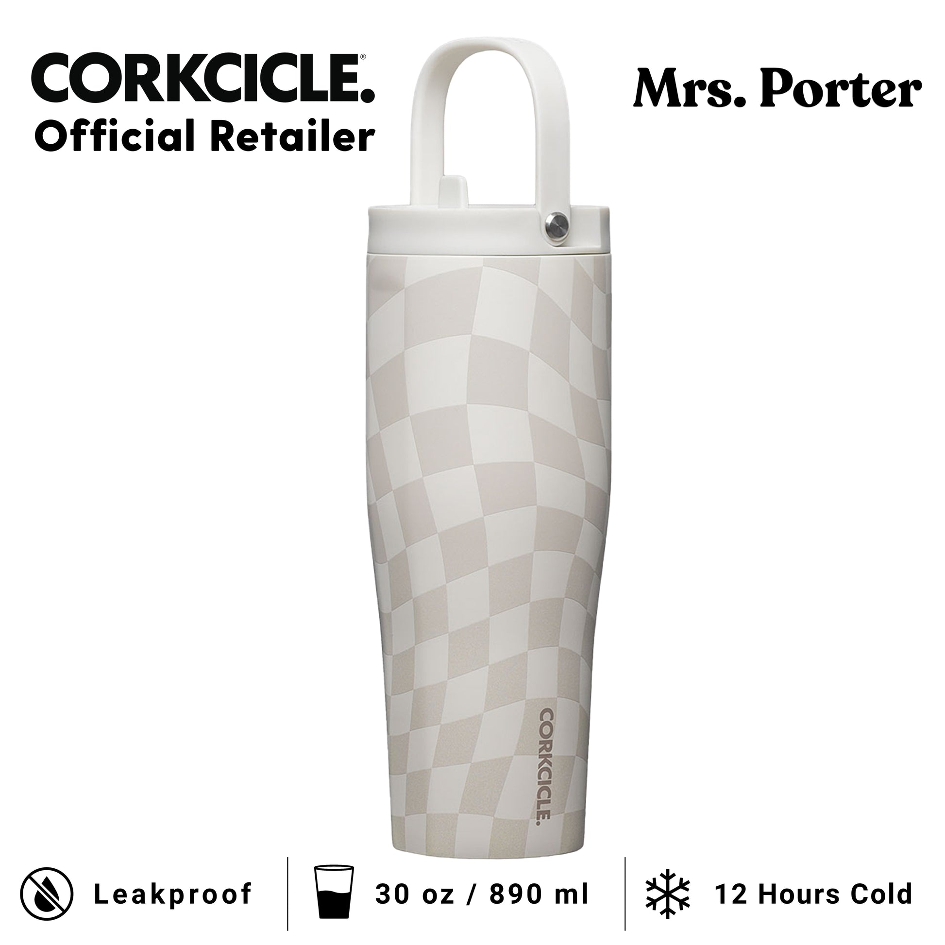 CORKCICLE Go Cup XL 30oz Stainless Steel - Mrs. Porter