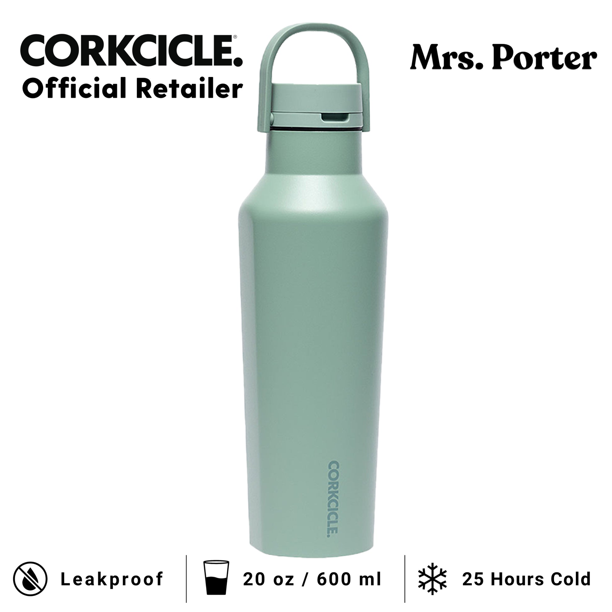 CORKCICLE Sport Canteen 20oz Water Bottle - Mrs. Porter