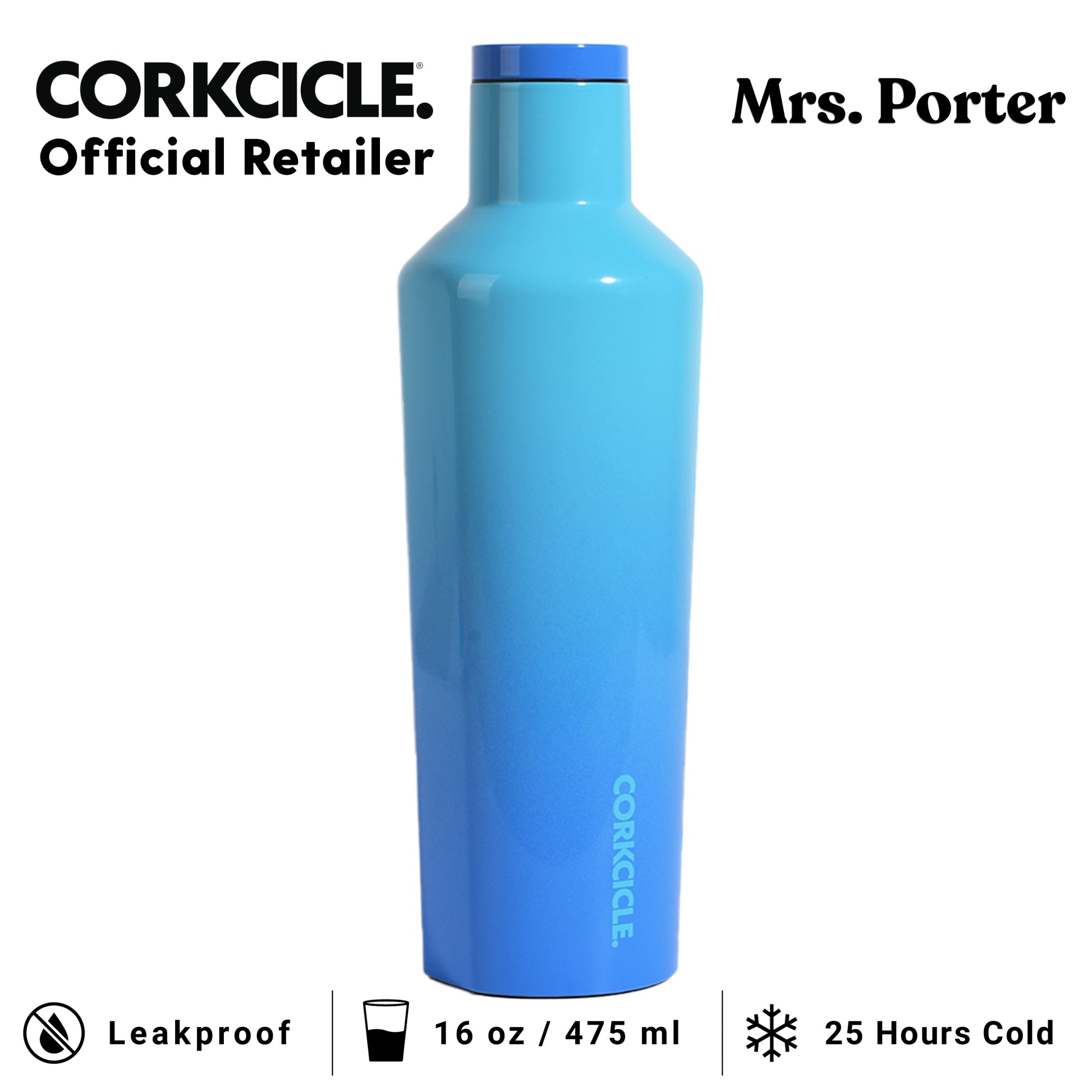 CORKCICLE Canteen 16oz Stainless Water Bottles - Mrs. Porter