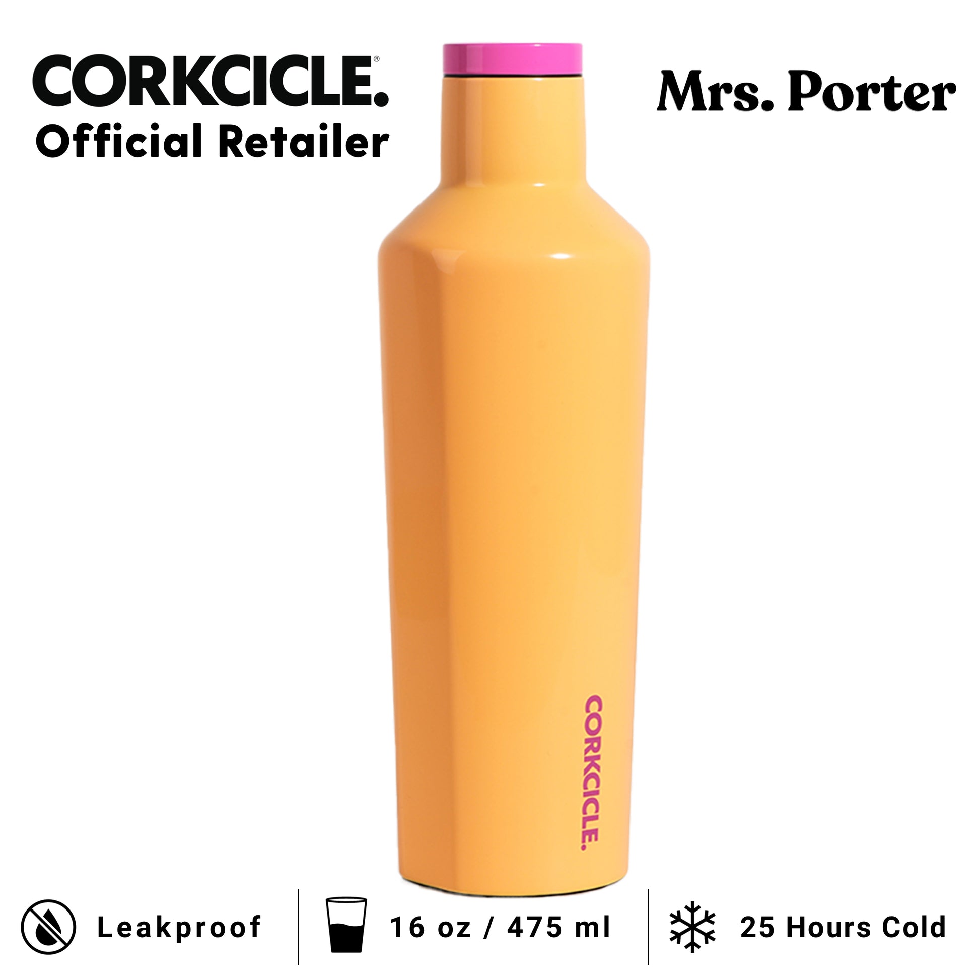 CORKCICLE Canteen 16oz Stainless Water Bottles - Mrs. Porter