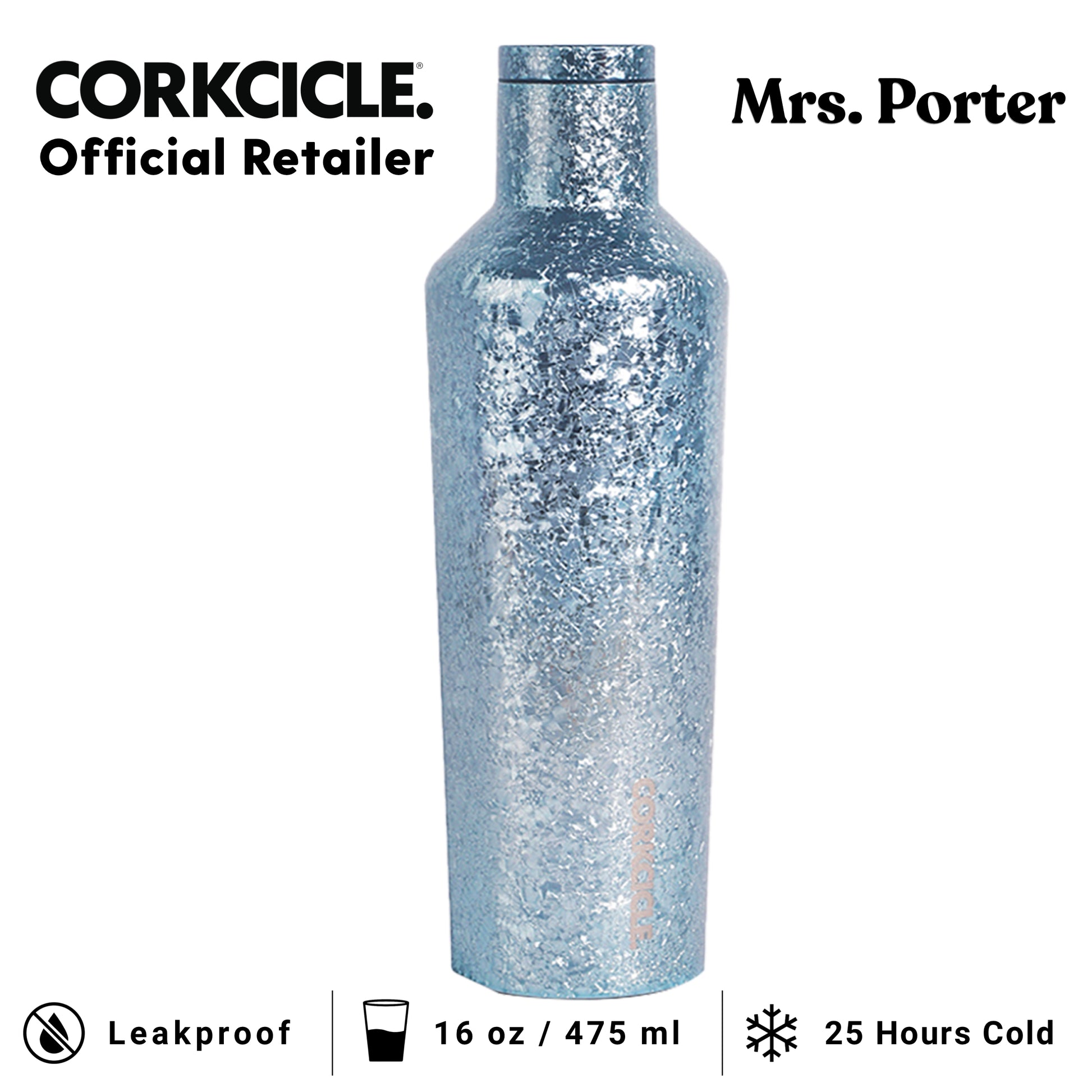 CORKCICLE Canteen 16oz Stainless Water Bottles - Mrs. Porter