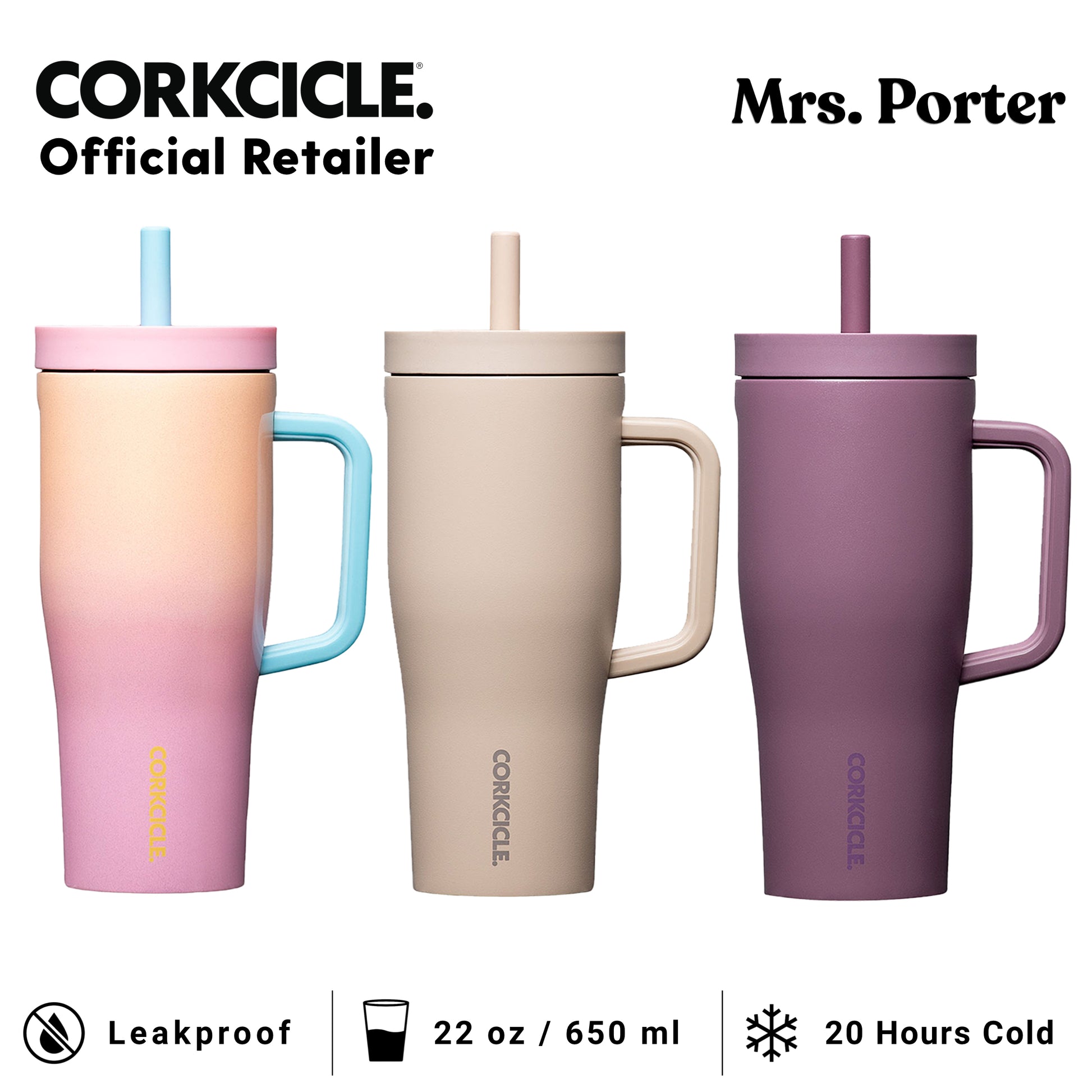 CORKCICLE Leakproof Cruiser 22oz (650ml) - Mrs. Porter