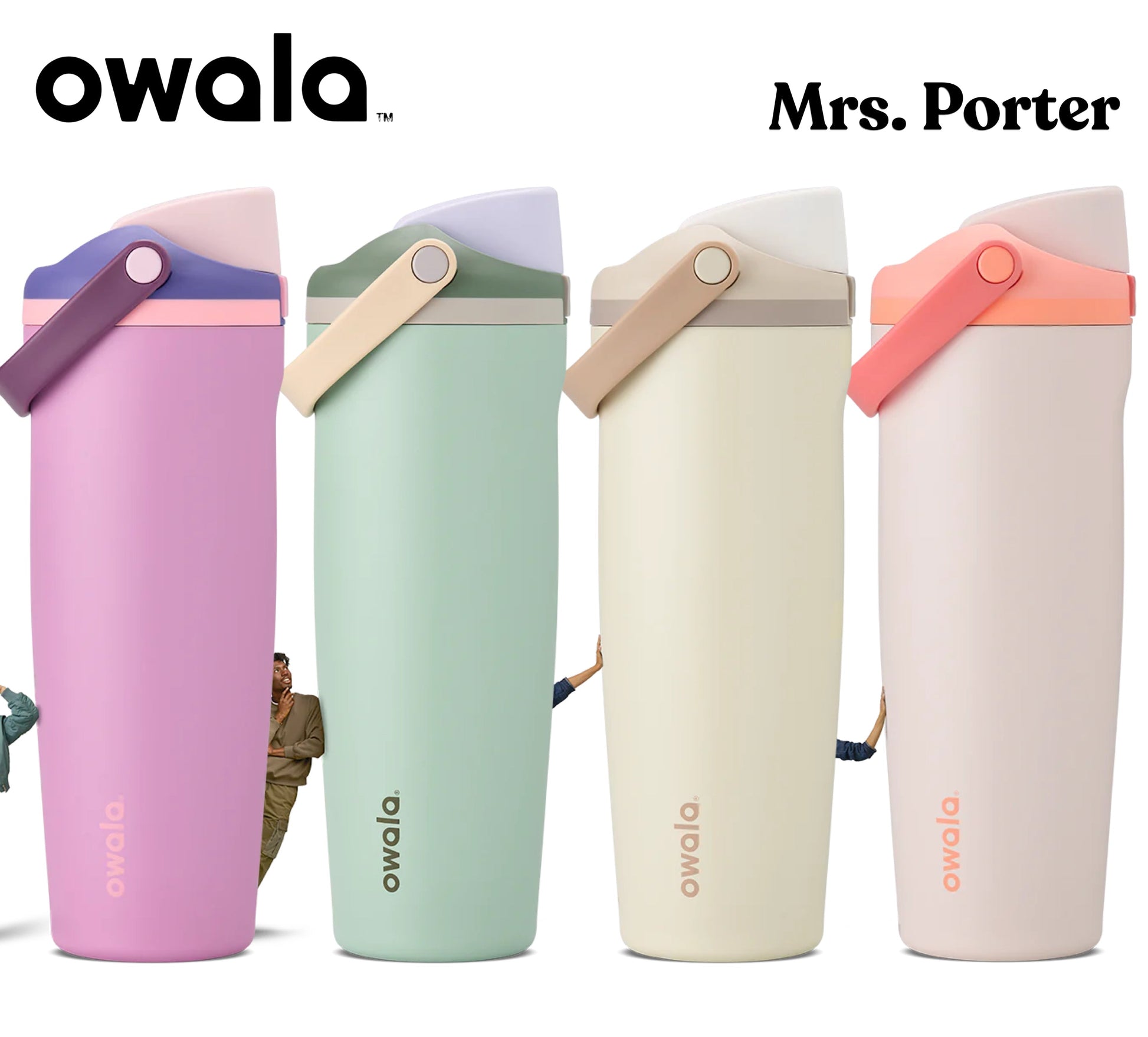 Owala FreeSip Sway 30oz (887ml) Insulated Stainless-Steel Water Bottle - Mrs. Porter