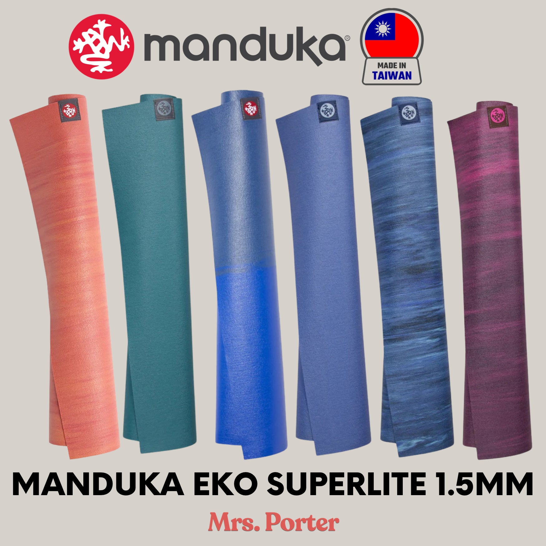 Manduka Eko Superlite Travel Yoga Mat 1.5mm - Mrs. Porter