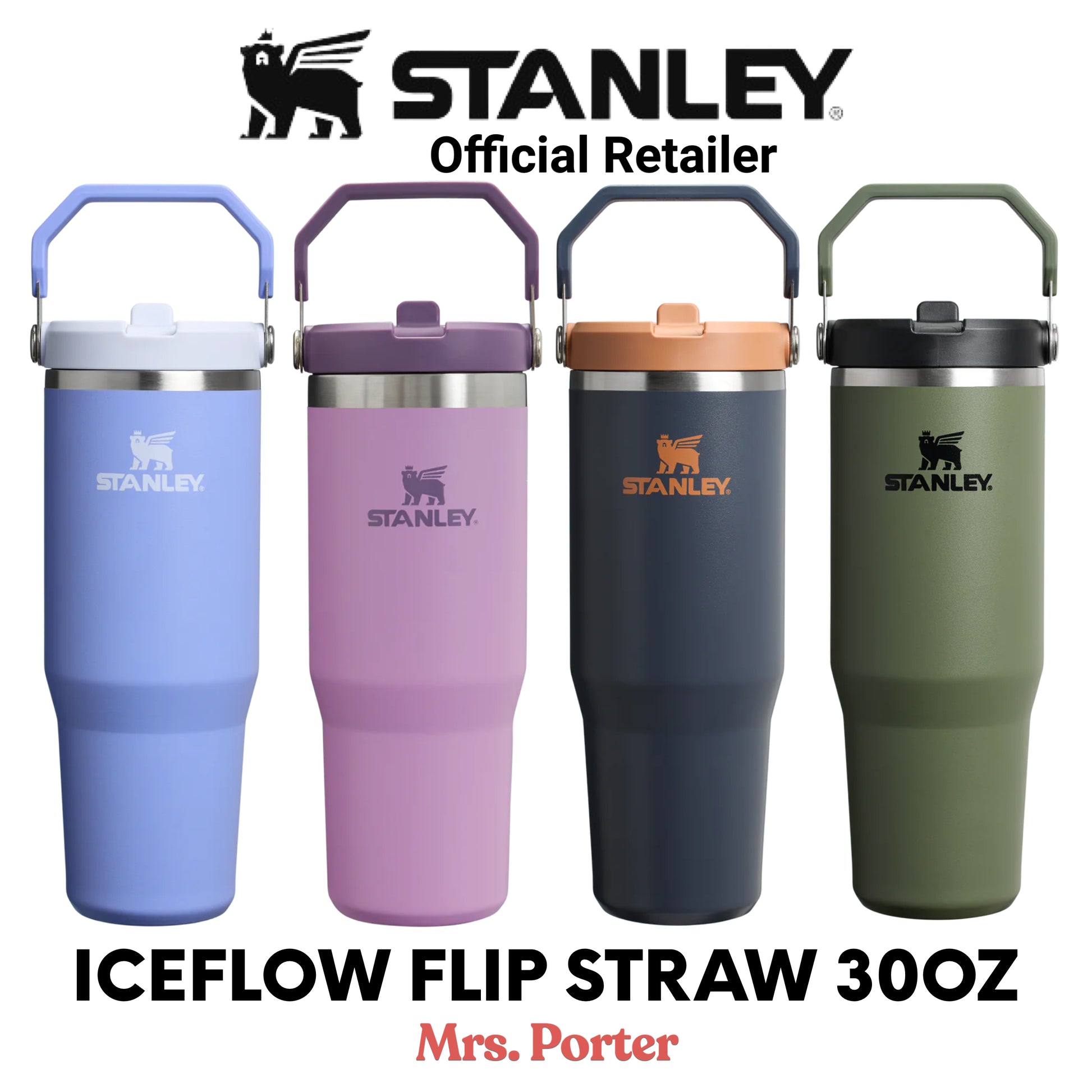 Stanley The Iceflow Flip Straw Tumbler 30oz - Mrs. Porter