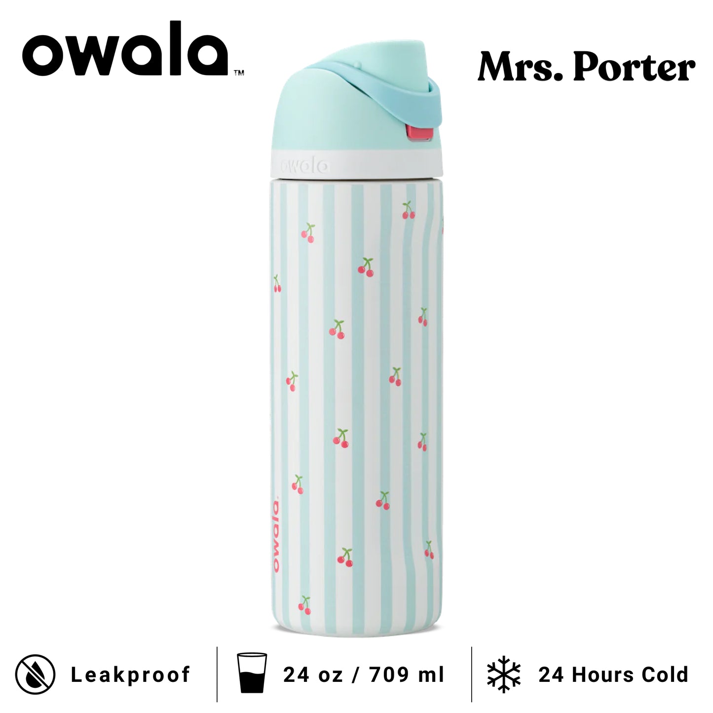 Owala FreeSip 24-Ounce (709ml) Insulated Stainless-Steel Water Bottle