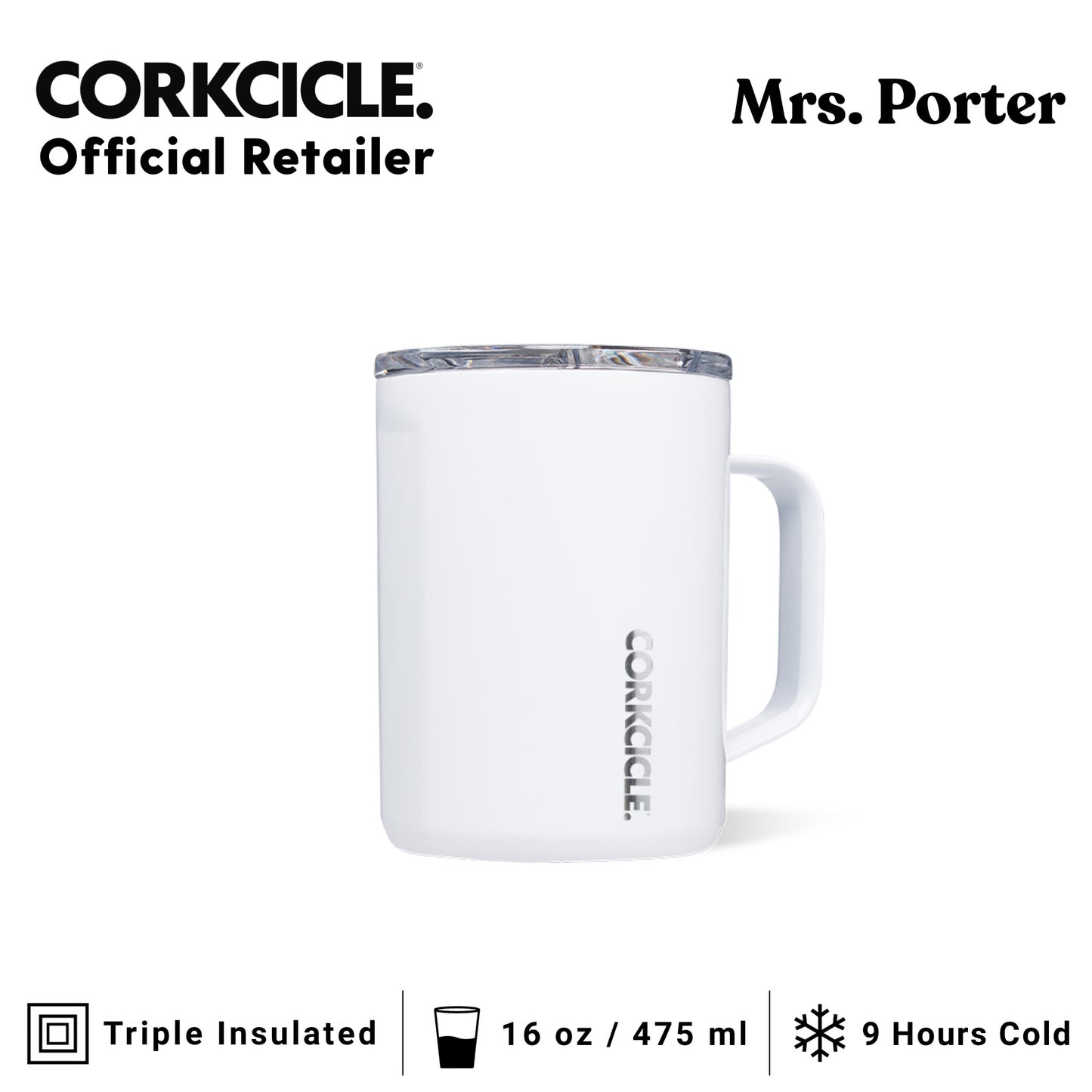 CORKCICLE Mug 16oz Stainless Steel
