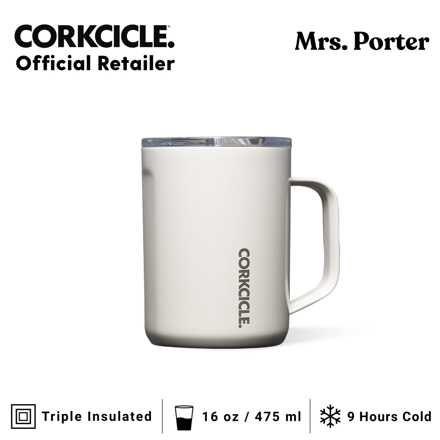 CORKCICLE Mug 16oz Stainless Steel