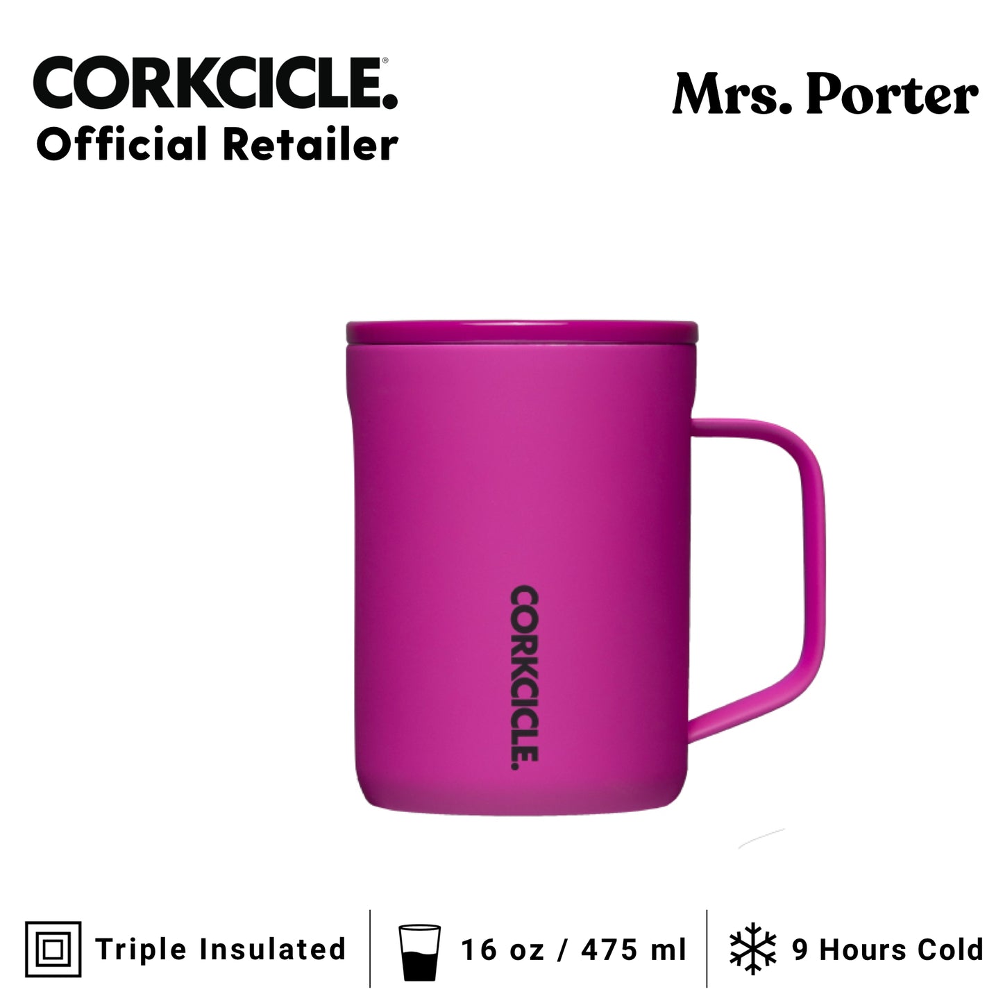 CORKCICLE Mug 16oz Stainless Steel