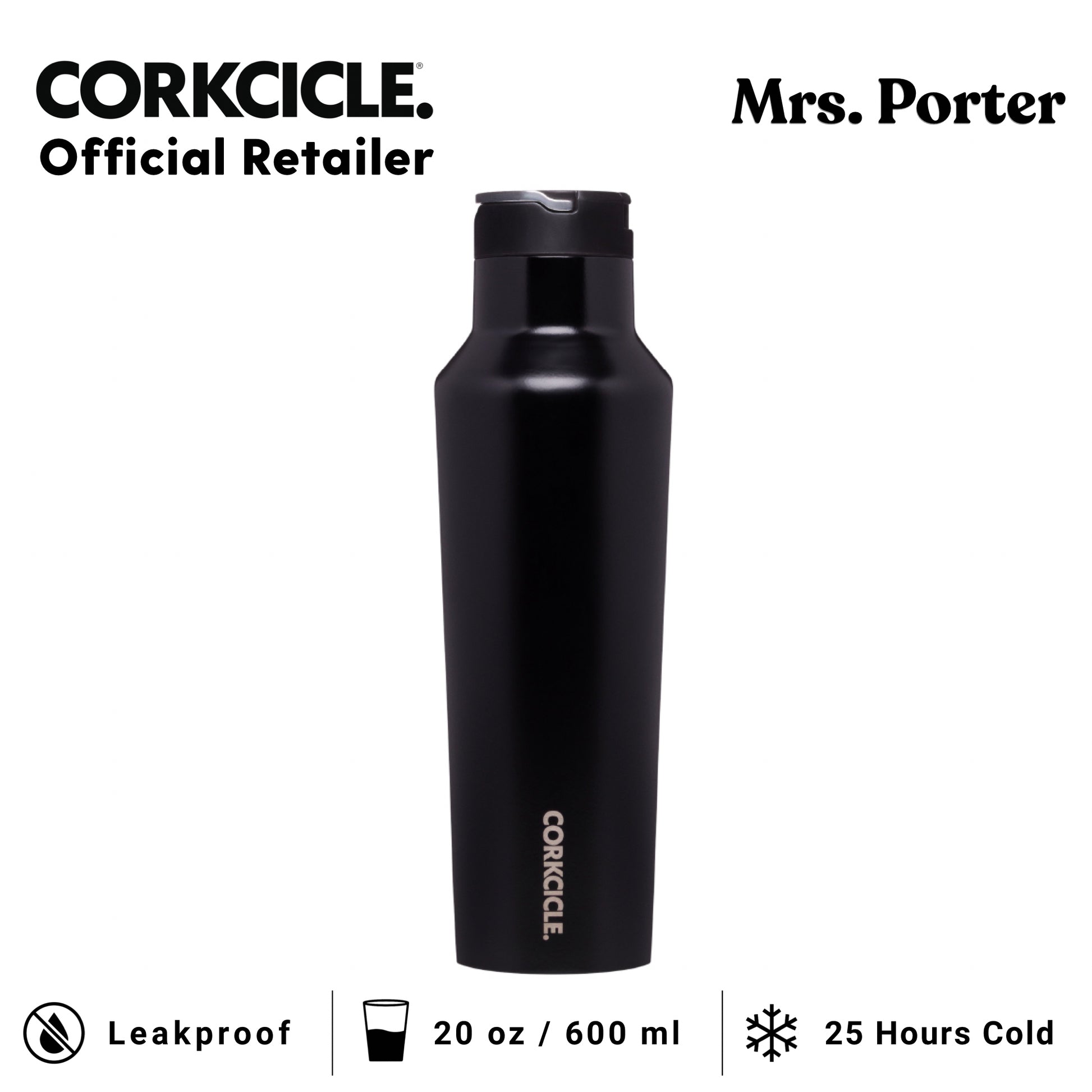 CORKCICLE Sport Canteen 20oz Water Bottle - Mrs. Porter