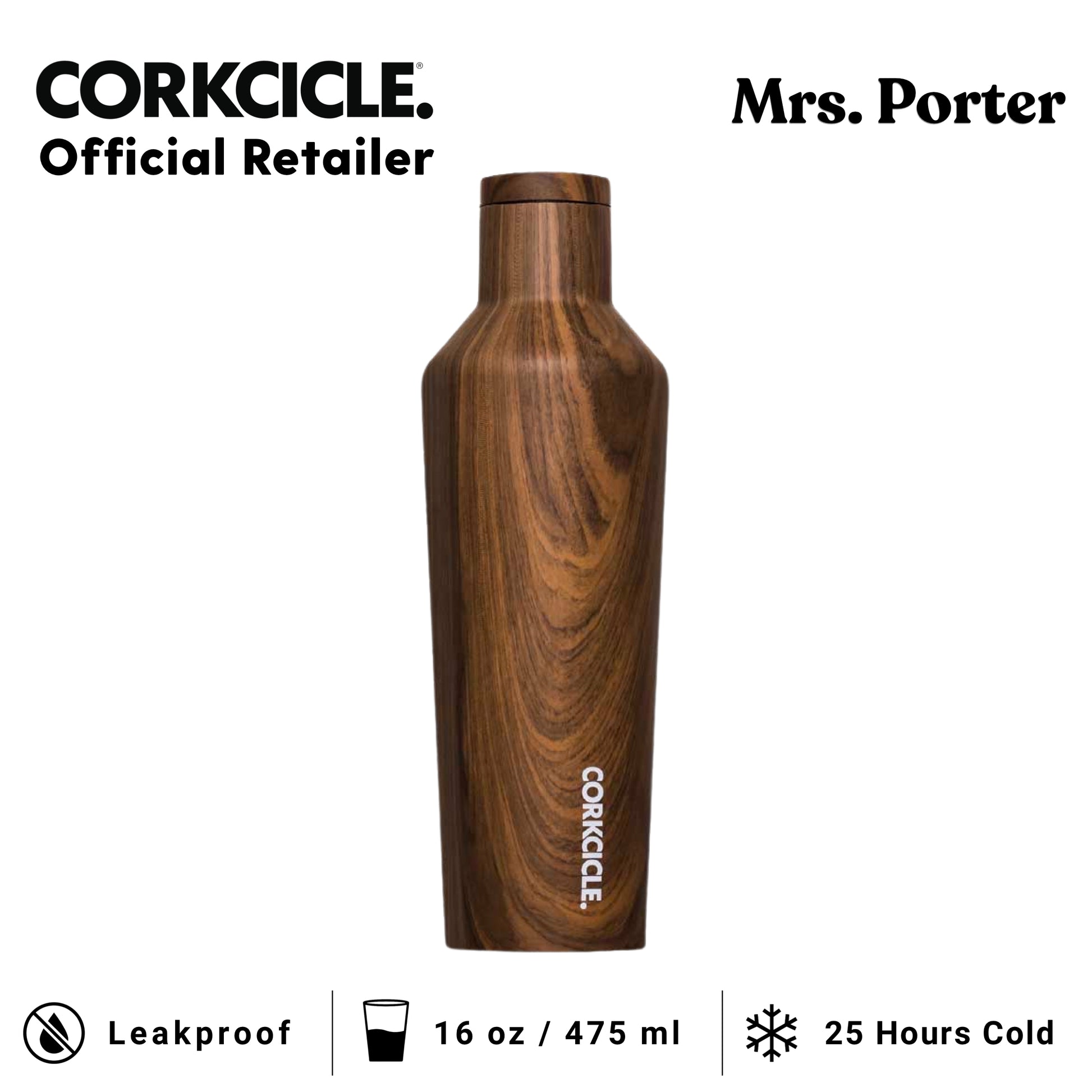 CORKCICLE Canteen 16oz Stainless Water Bottles - Mrs. Porter