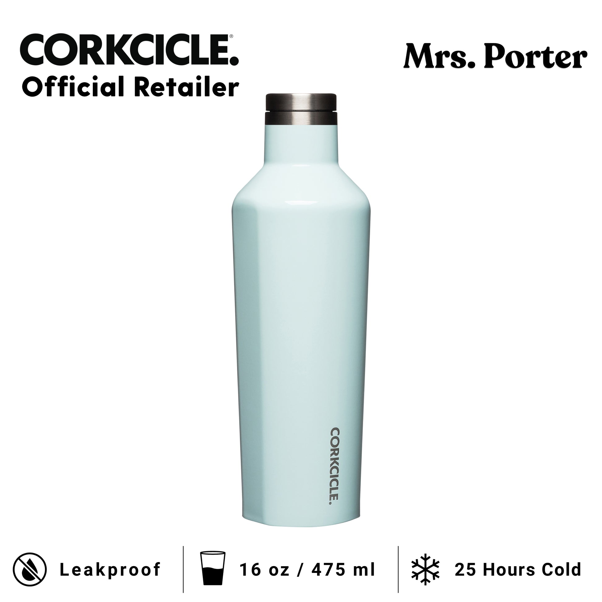 CORKCICLE Canteen 16oz Stainless Water Bottles - Mrs. Porter