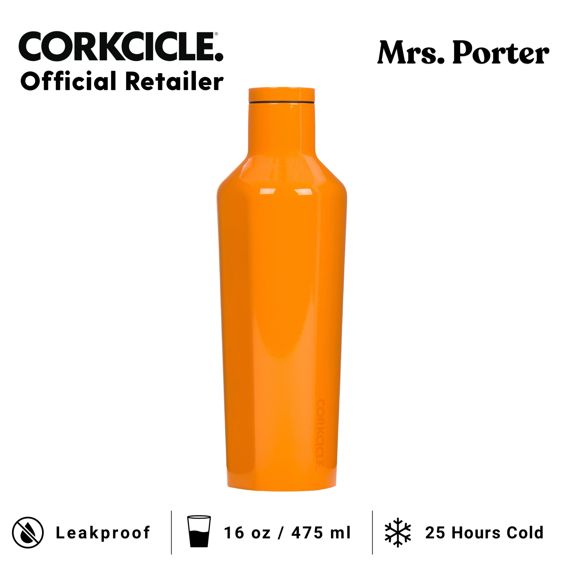CORKCICLE Canteen 16oz Stainless Water Bottles - Mrs. Porter