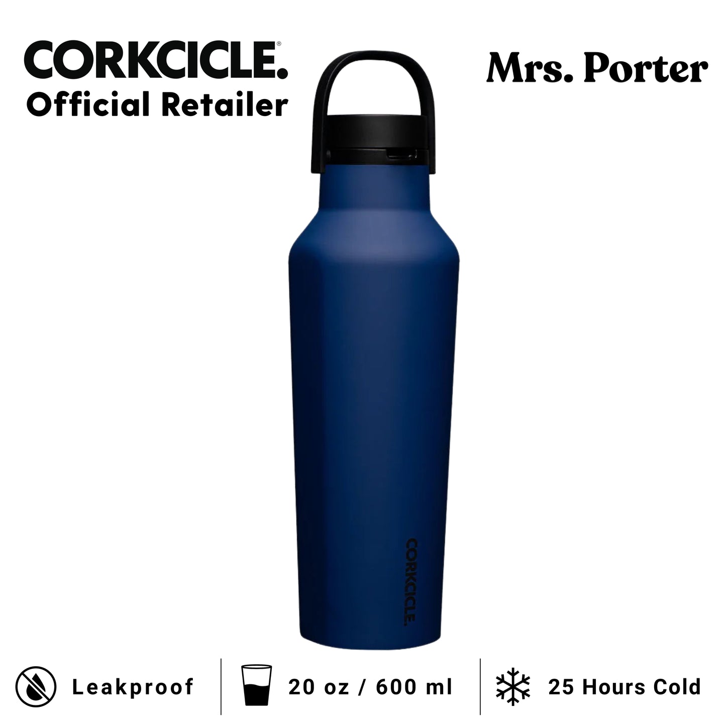 CORKCICLE Sport Canteen 20oz Water Bottle - Mrs. Porter
