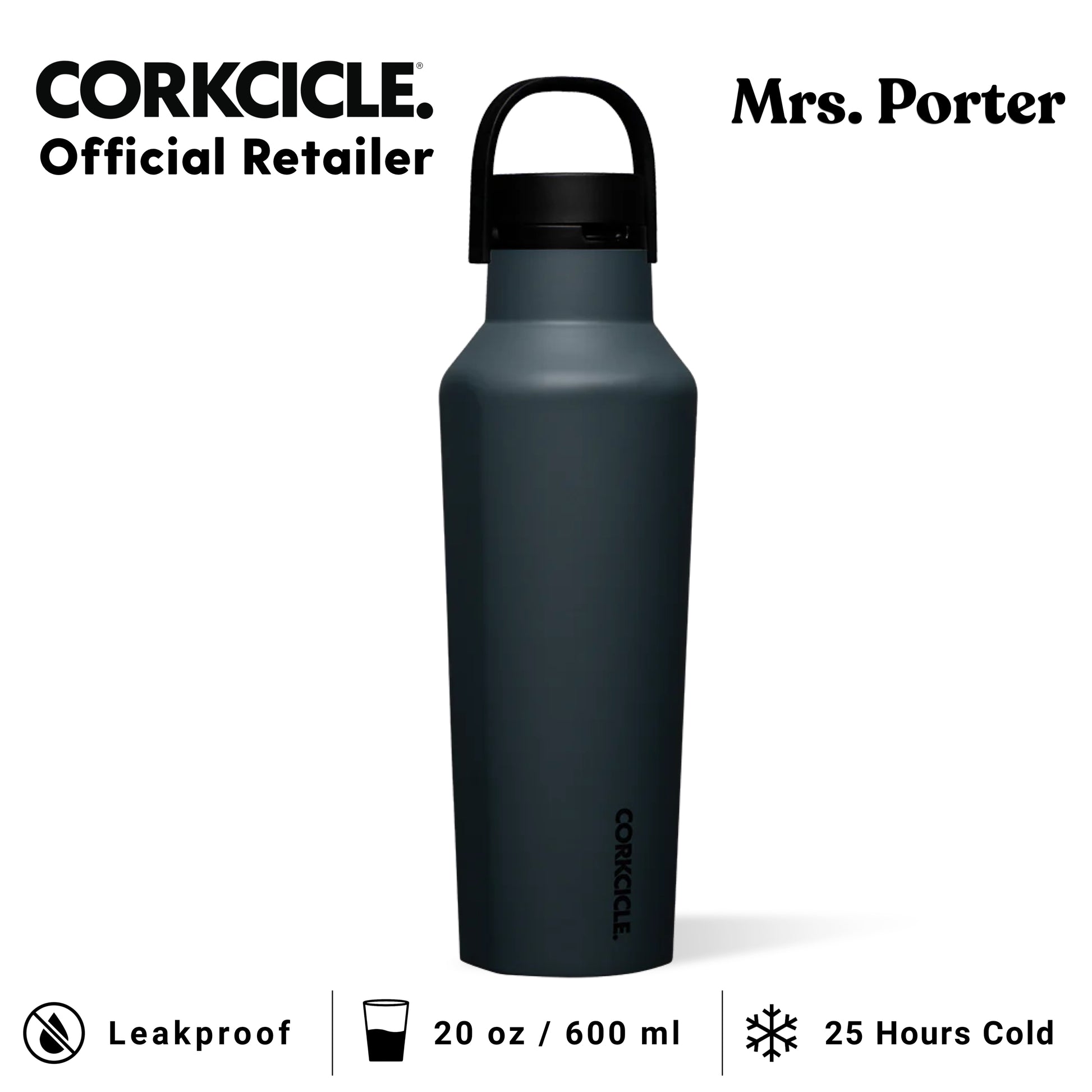 CORKCICLE Sport Canteen 20oz Water Bottle - Mrs. Porter