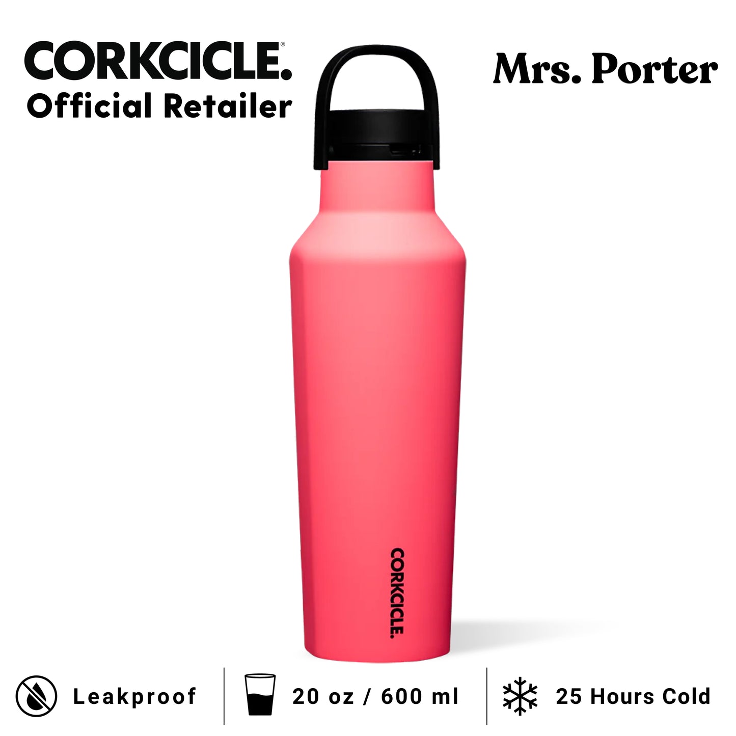 CORKCICLE Sport Canteen 20oz Water Bottle - Mrs. Porter