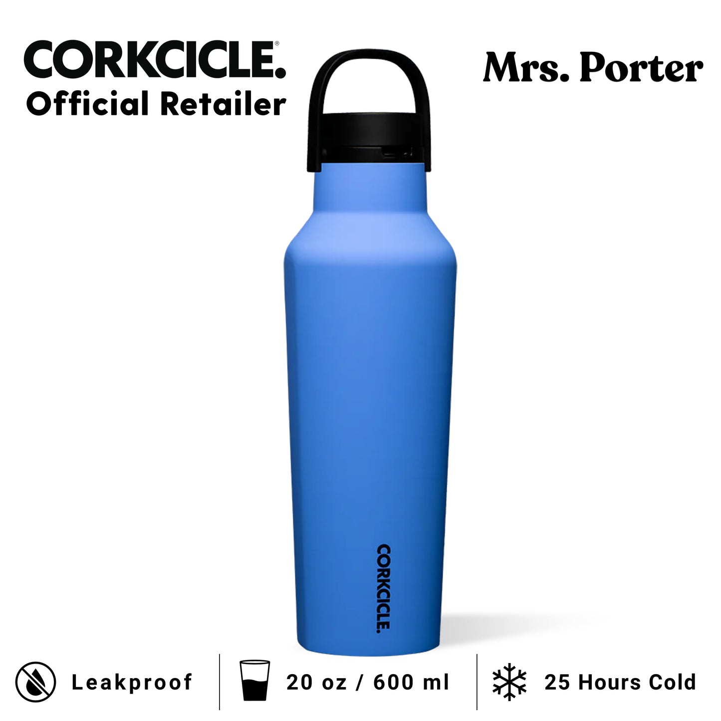 CORKCICLE Sport Canteen 20oz Water Bottle - Mrs. Porter