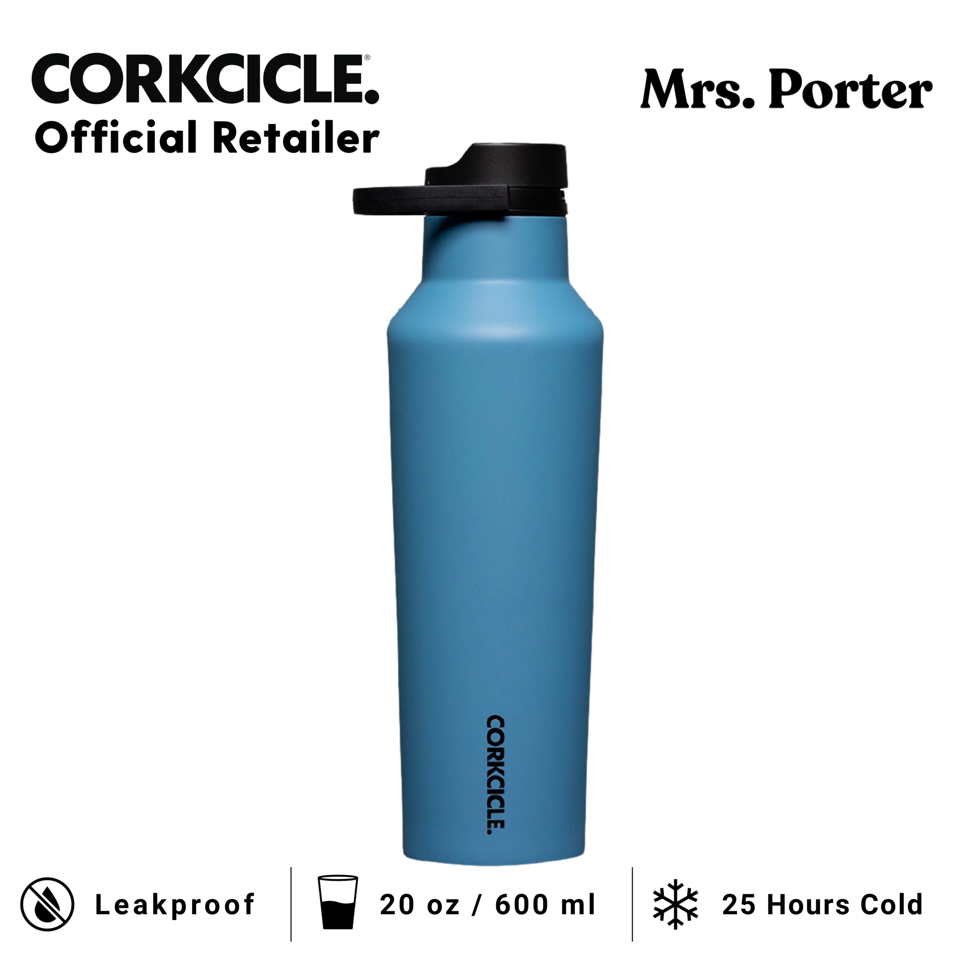 CORKCICLE Sport Canteen 20oz Water Bottle - Mrs. Porter