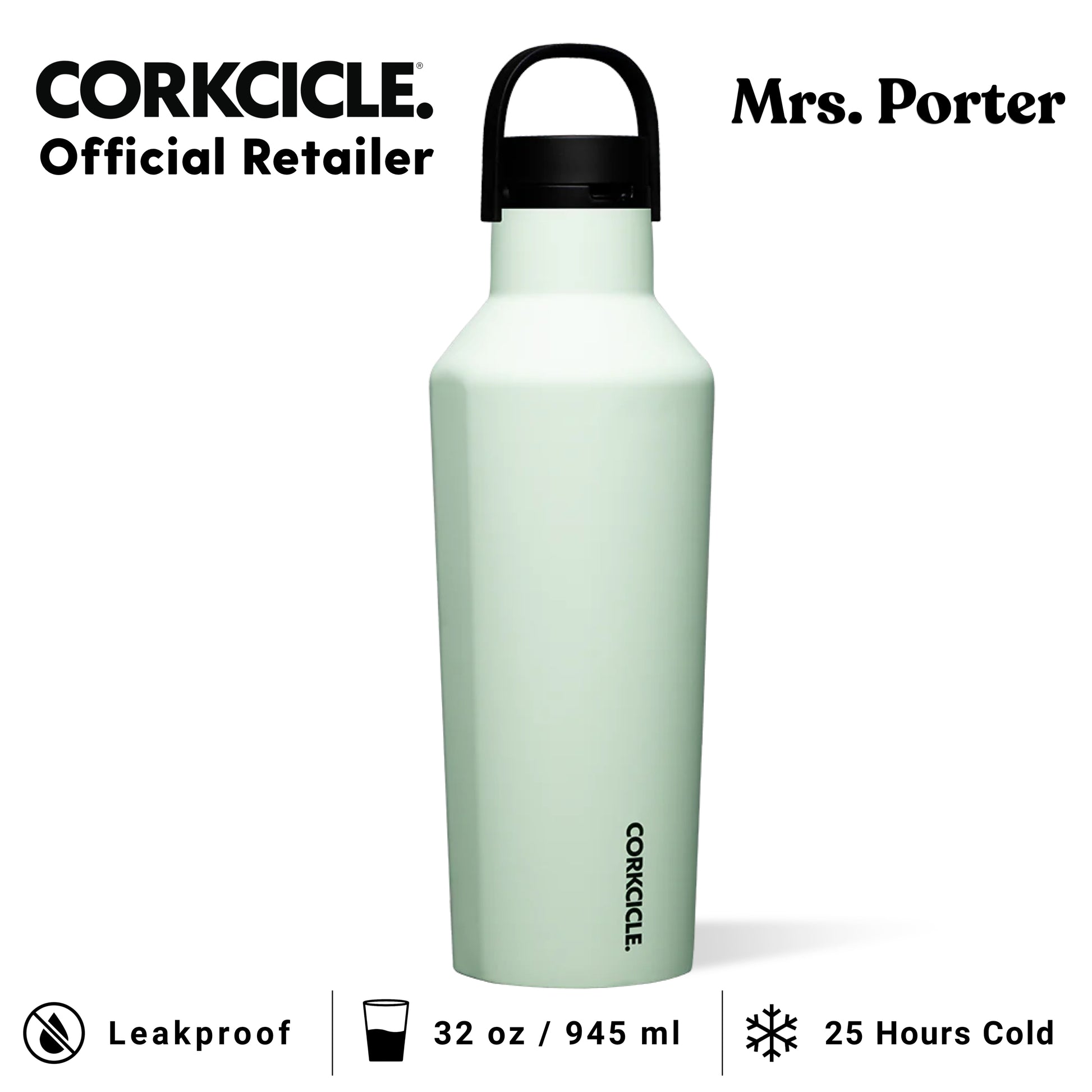CORKCICLE Sport Canteen 32oz Water Bottle - Mrs. Porter