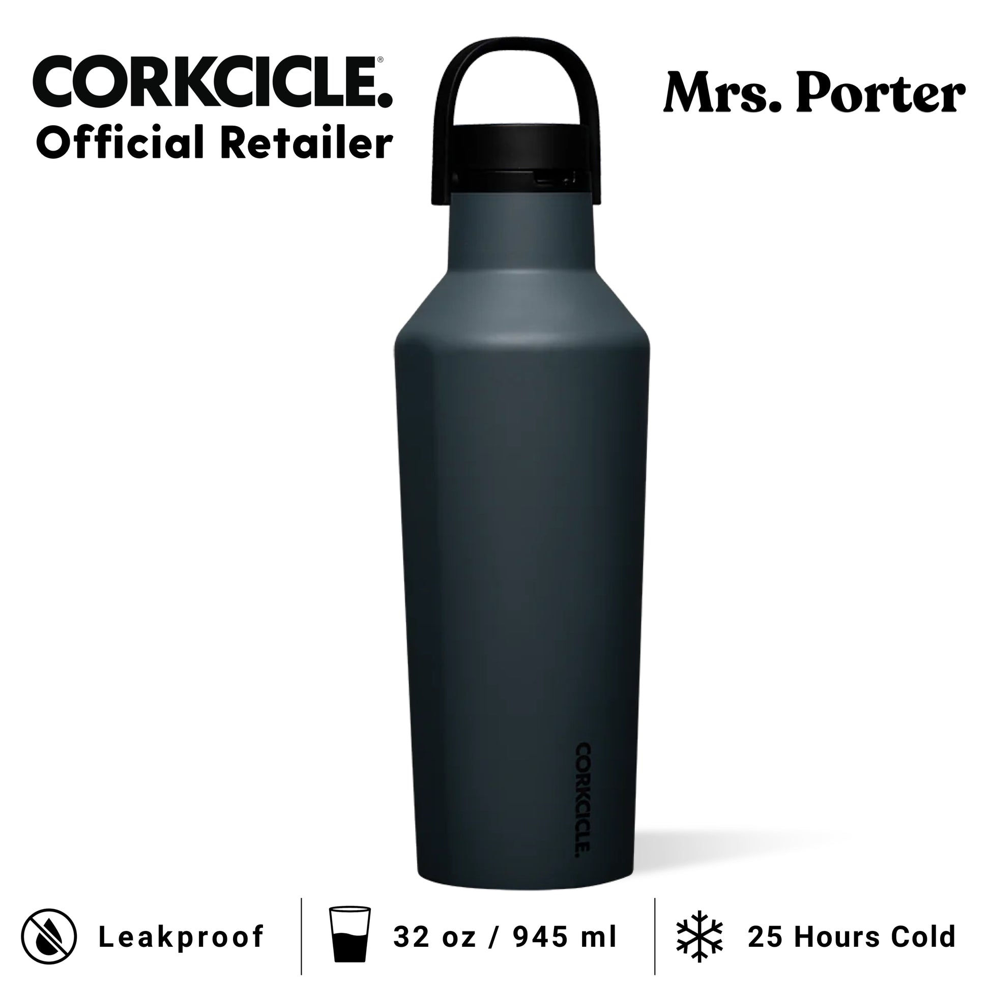 CORKCICLE Sport Canteen 32oz Water Bottle - Mrs. Porter