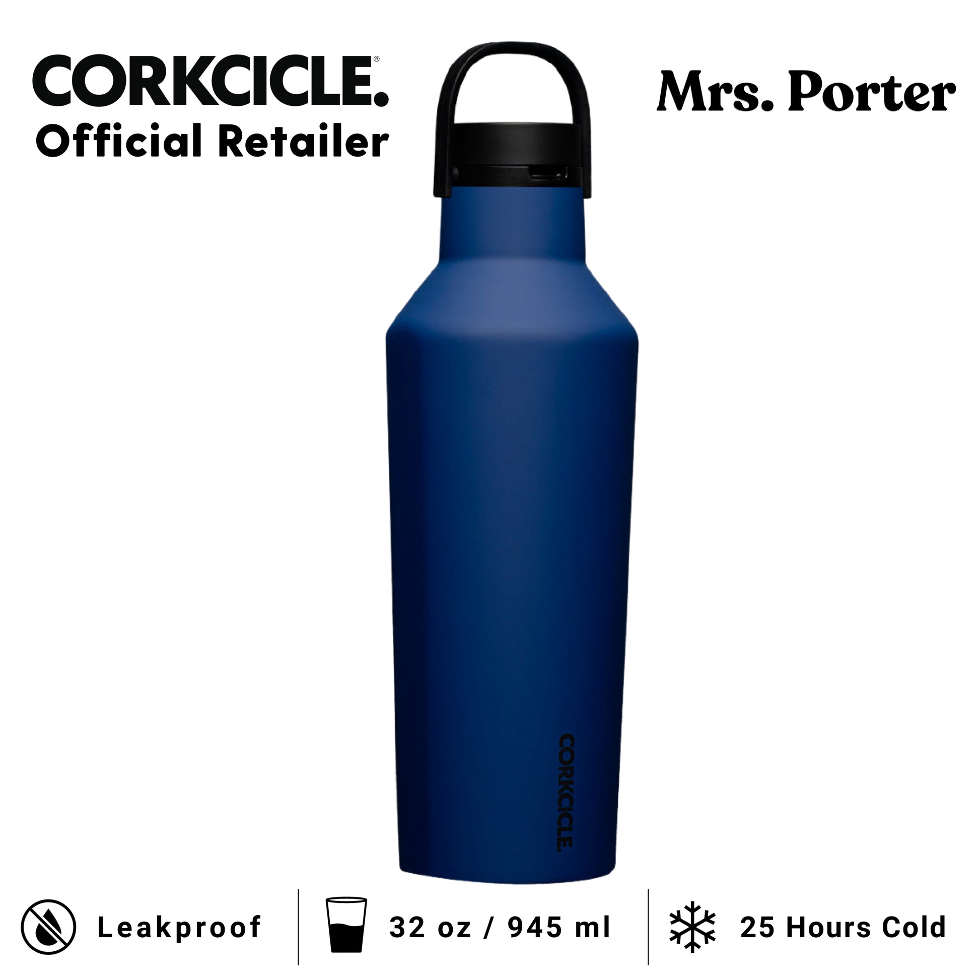 CORKCICLE Sport Canteen 32oz Water Bottle - Mrs. Porter