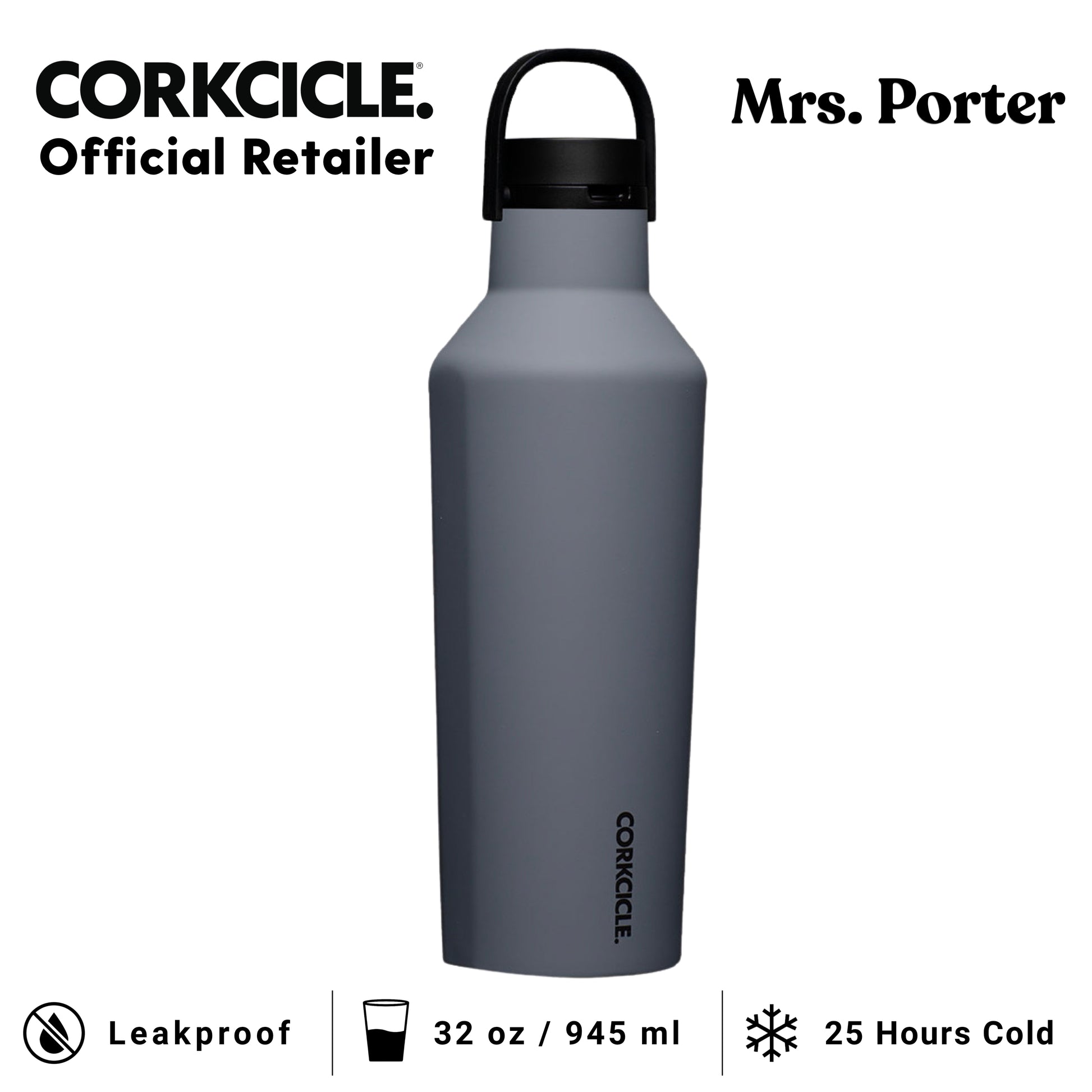 CORKCICLE Sport Canteen 32oz Water Bottle - Mrs. Porter