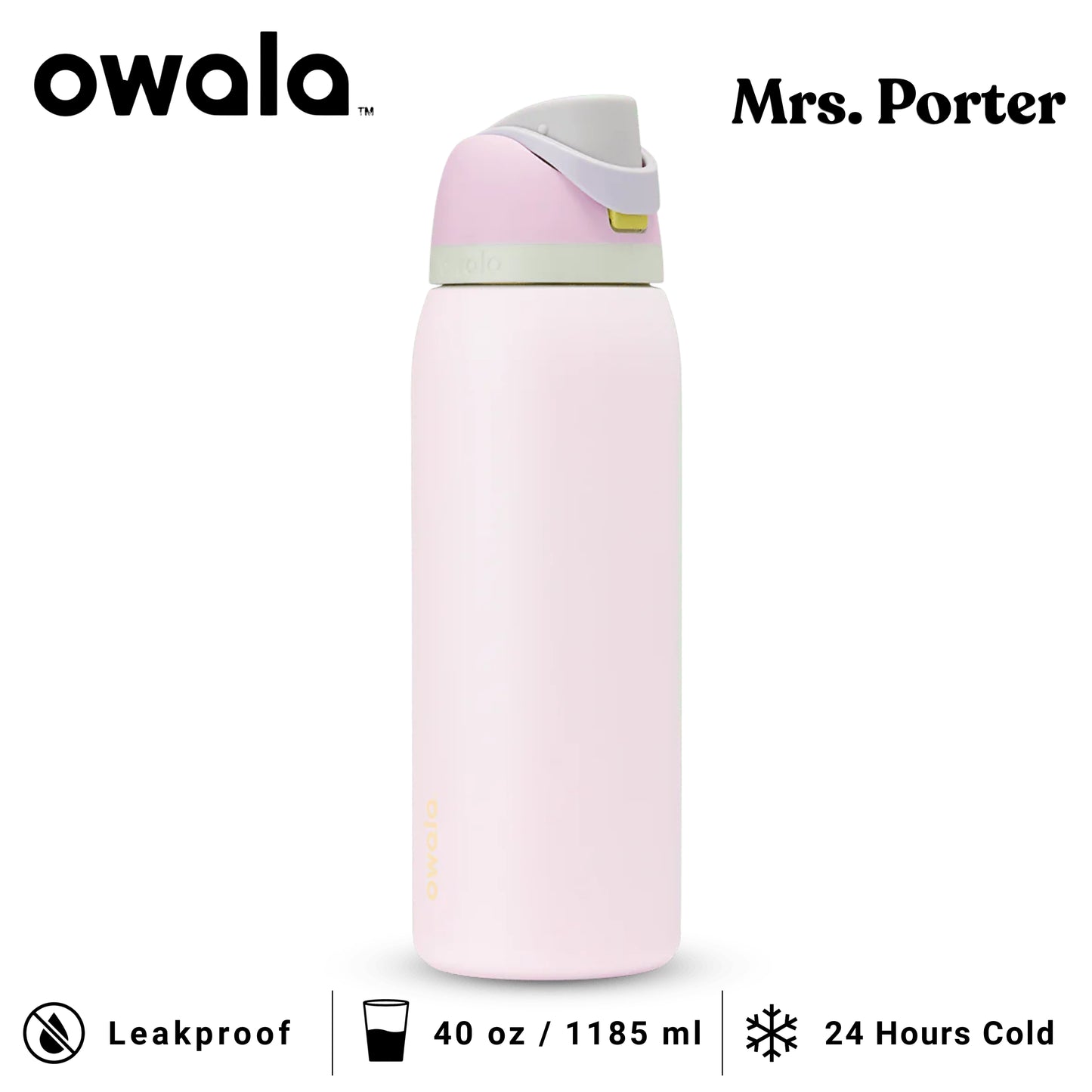 Owala FreeSip 40oz (1183ml) Insulated Stainless-Steel Water Bottle