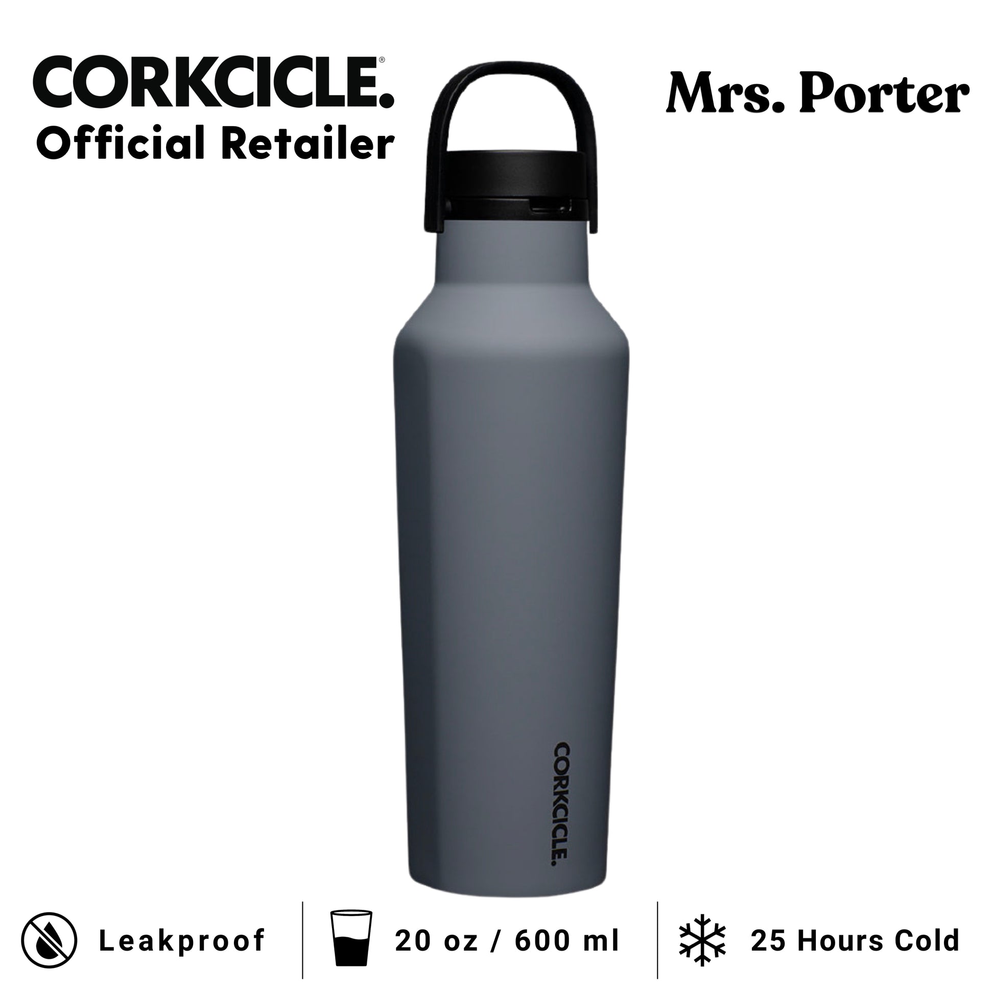 CORKCICLE Sport Canteen 20oz Water Bottle - Mrs. Porter