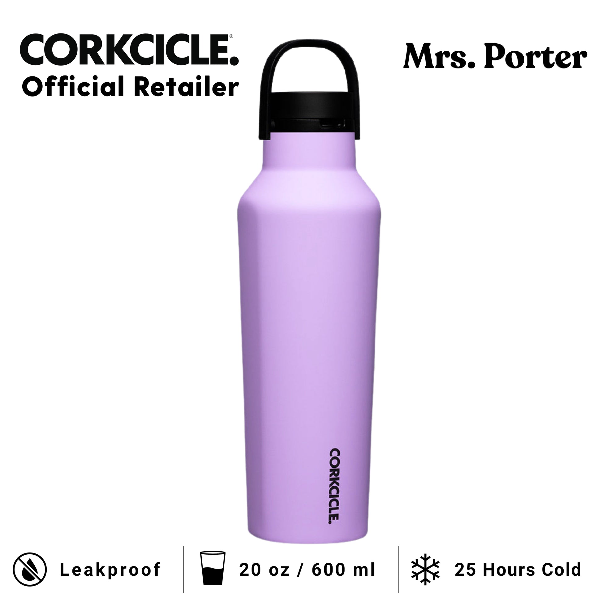 CORKCICLE Sport Canteen 20oz Water Bottle - Mrs. Porter