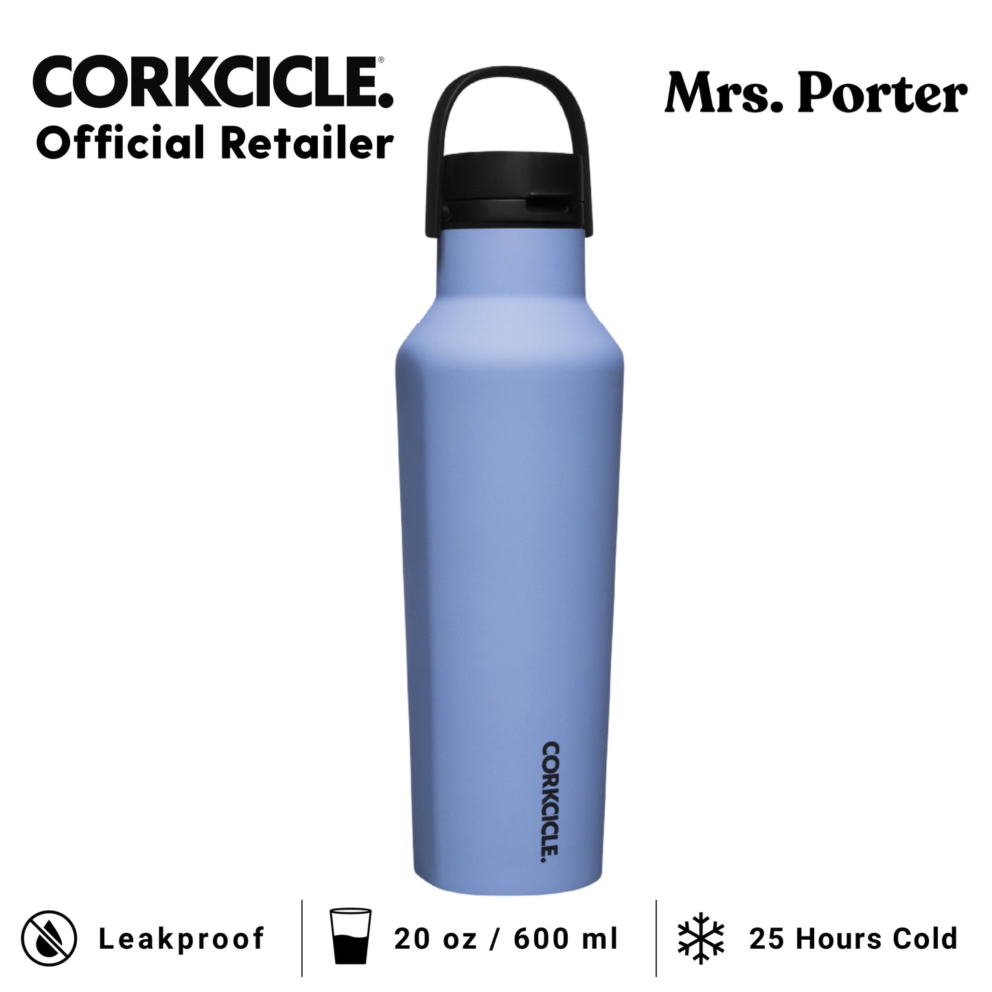 CORKCICLE Sport Canteen 20oz Water Bottle - Mrs. Porter